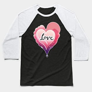 Heart love Baseball T-Shirt